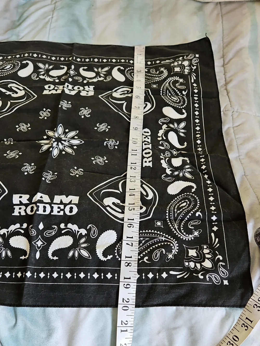 Vintage Dodge Ram Rodeo Western Paisley Bandana